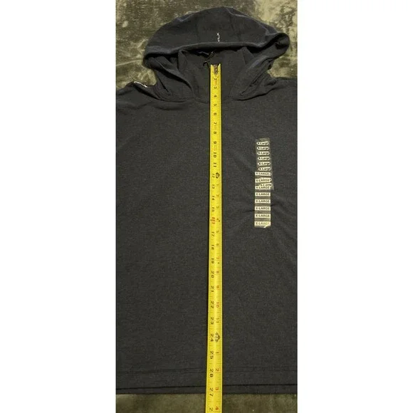 XL RLX Ralph Lauren Quarter Zip Hoodie with Collar Womens Navy Blue Wicking Soft - Picture 5 of 10